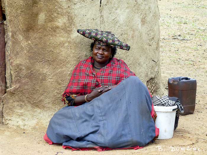 Femme herrero, Namibie